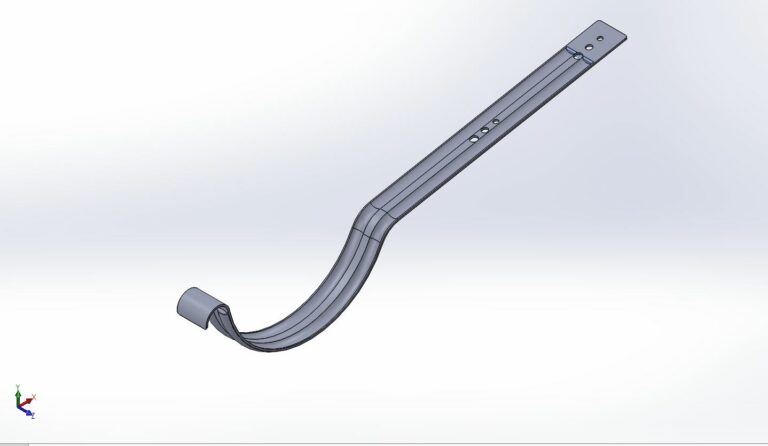 Rounded Tie Rods for Gutters